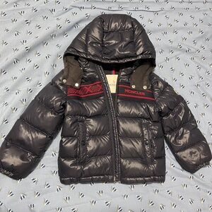Moncler Holmi Giubbotto Jacket Navy Boys Size 3T
